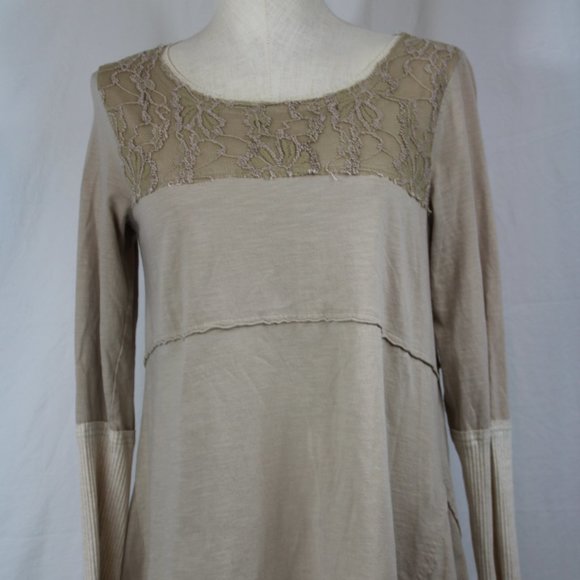Sundance Catalog Angels Landing tunic lagenlook off white size Small - Picture 5 of 11